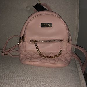 Light pink BeBe micro backpack